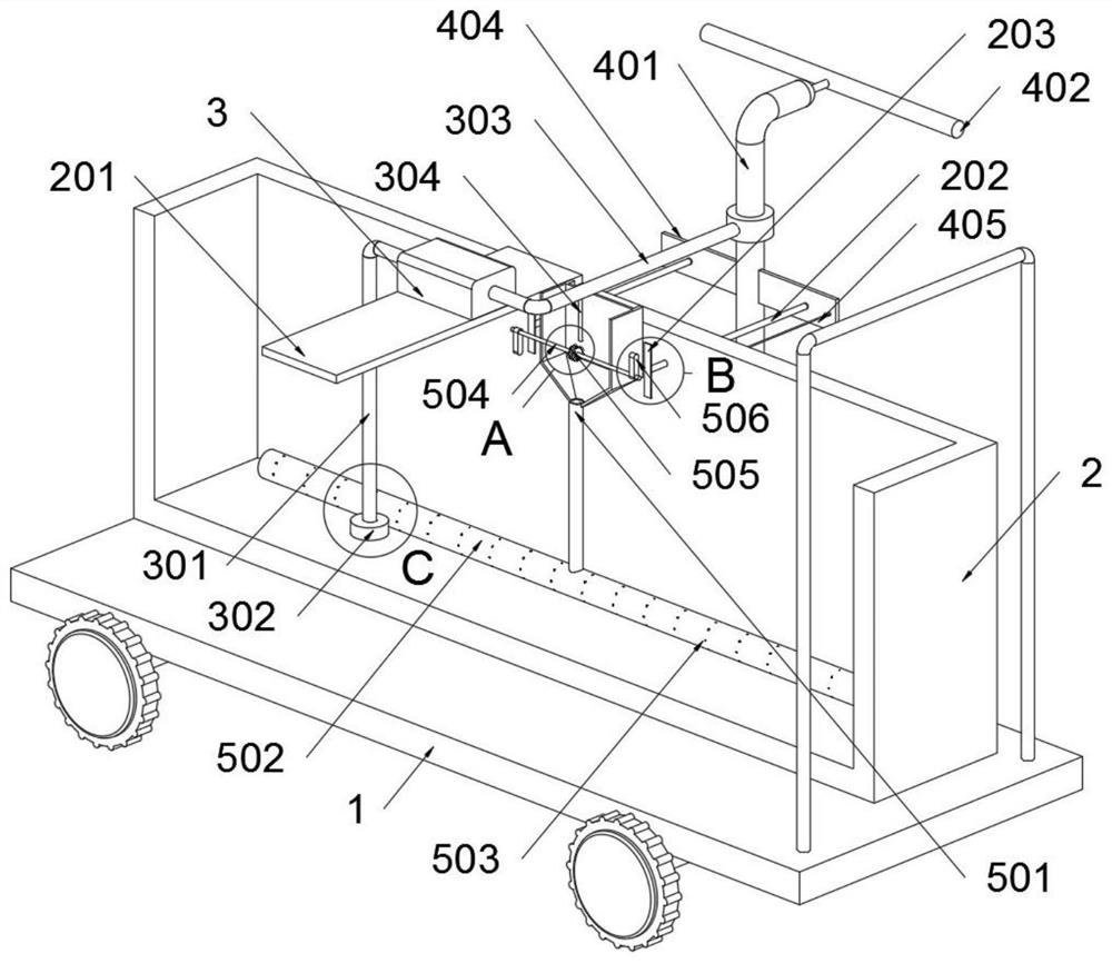 Water impact mixing and swing-driven sprayer based on epidemic prevention and control