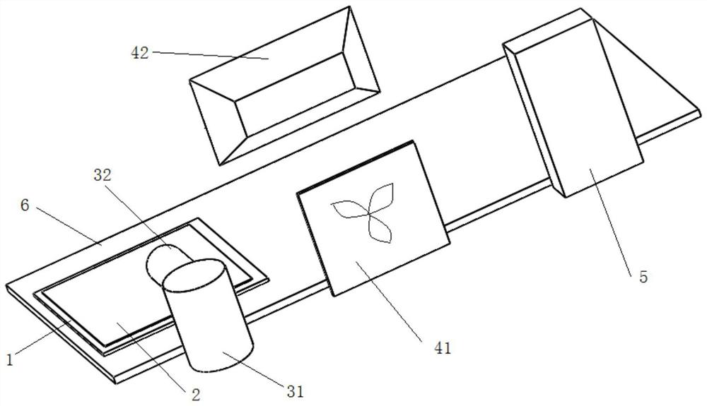 A device for preparing magnetic finger pressure bumps