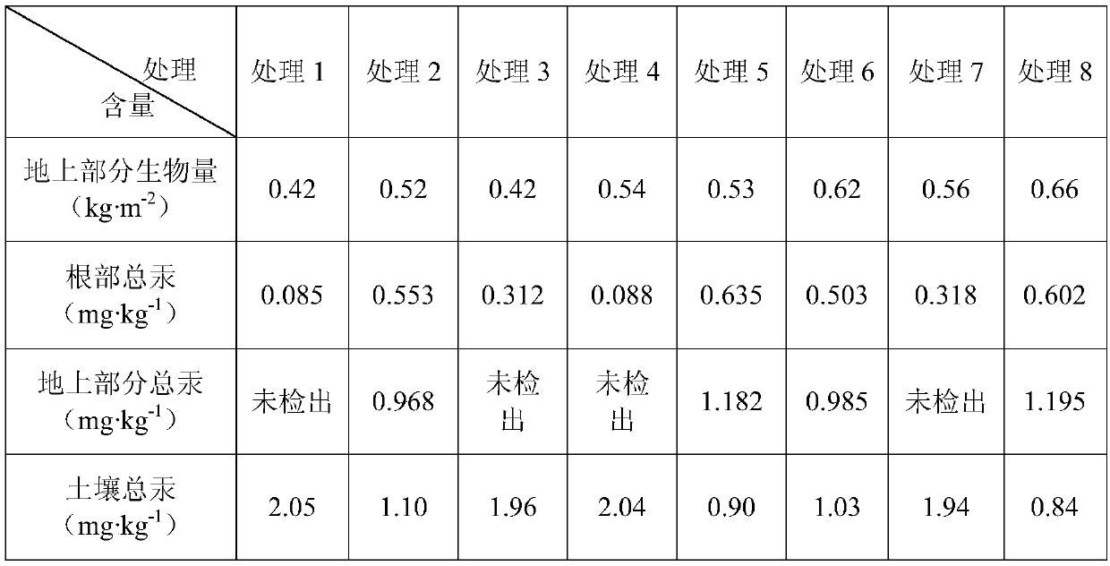 Method for repairing medium-and-low-concentration mercury polluted farmland soil by using ramie monoculture