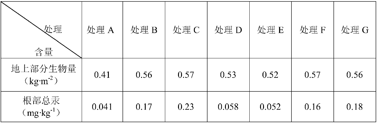 Method for repairing medium-and-low-concentration mercury polluted farmland soil by using ramie monoculture