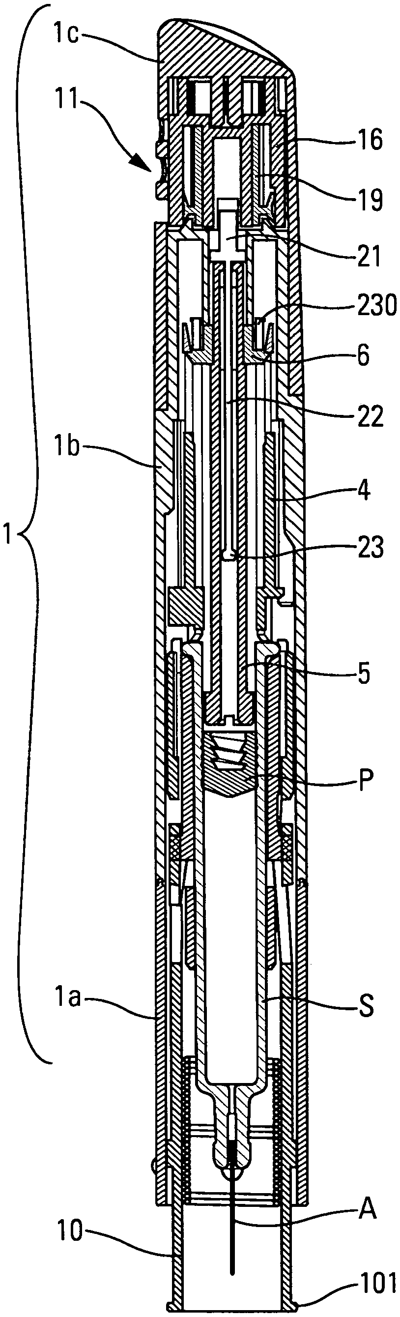 Auto-Injector With A System For Delaying The Device Indicating The Removal Of The Auto-Injector