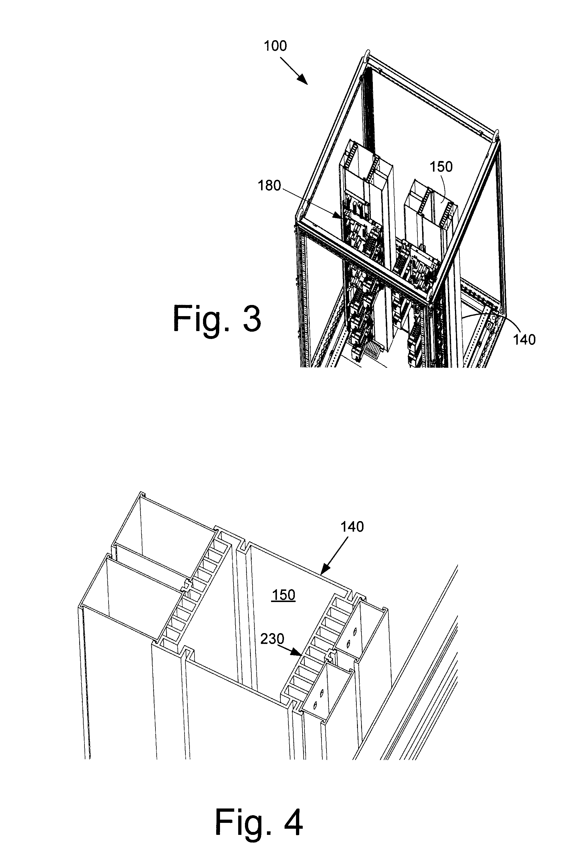 Enclosure with duct mounted electronic components