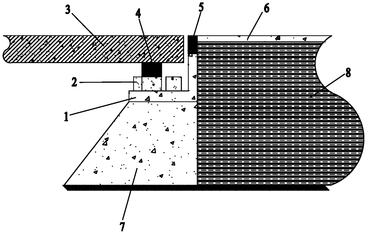 Bridge abutment structure and control method capable of preventing bumping at bridge head