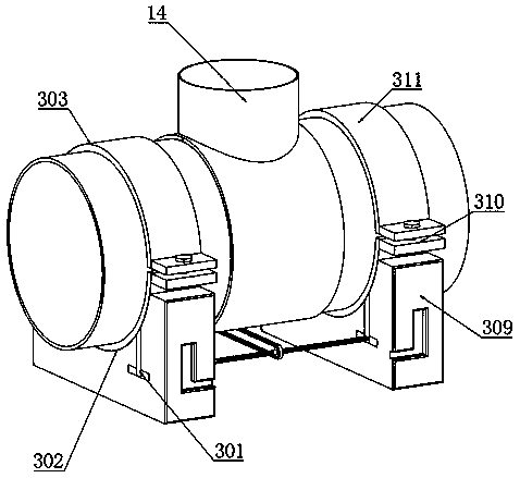 Pipeline butt joint connecting device for construction site