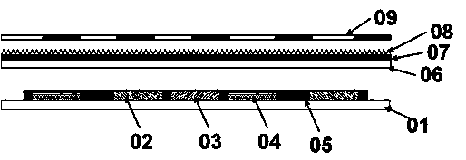 LED naked eye 3D display device