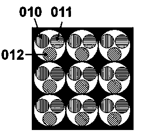 LED naked eye 3D display device