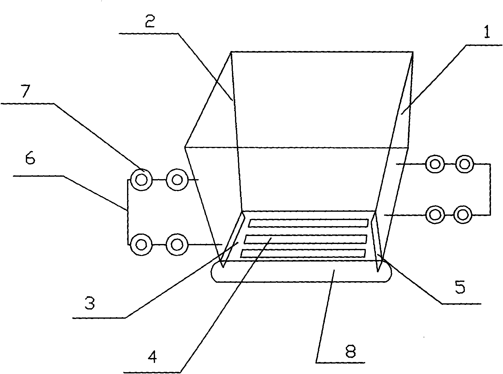 Fast mortar-spreading device for building brick wall