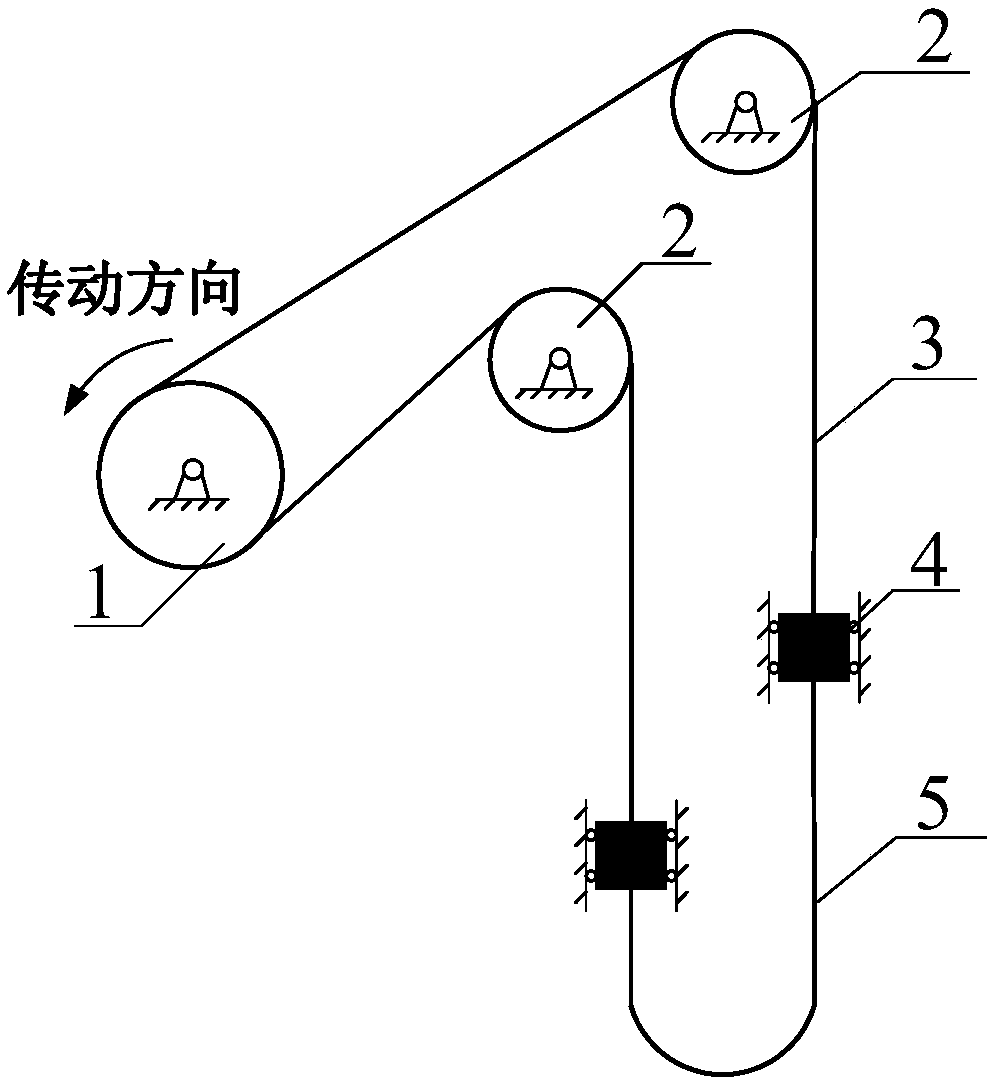 Monitoring method for health state of mine hoisting system based on main shaft measuring point strain