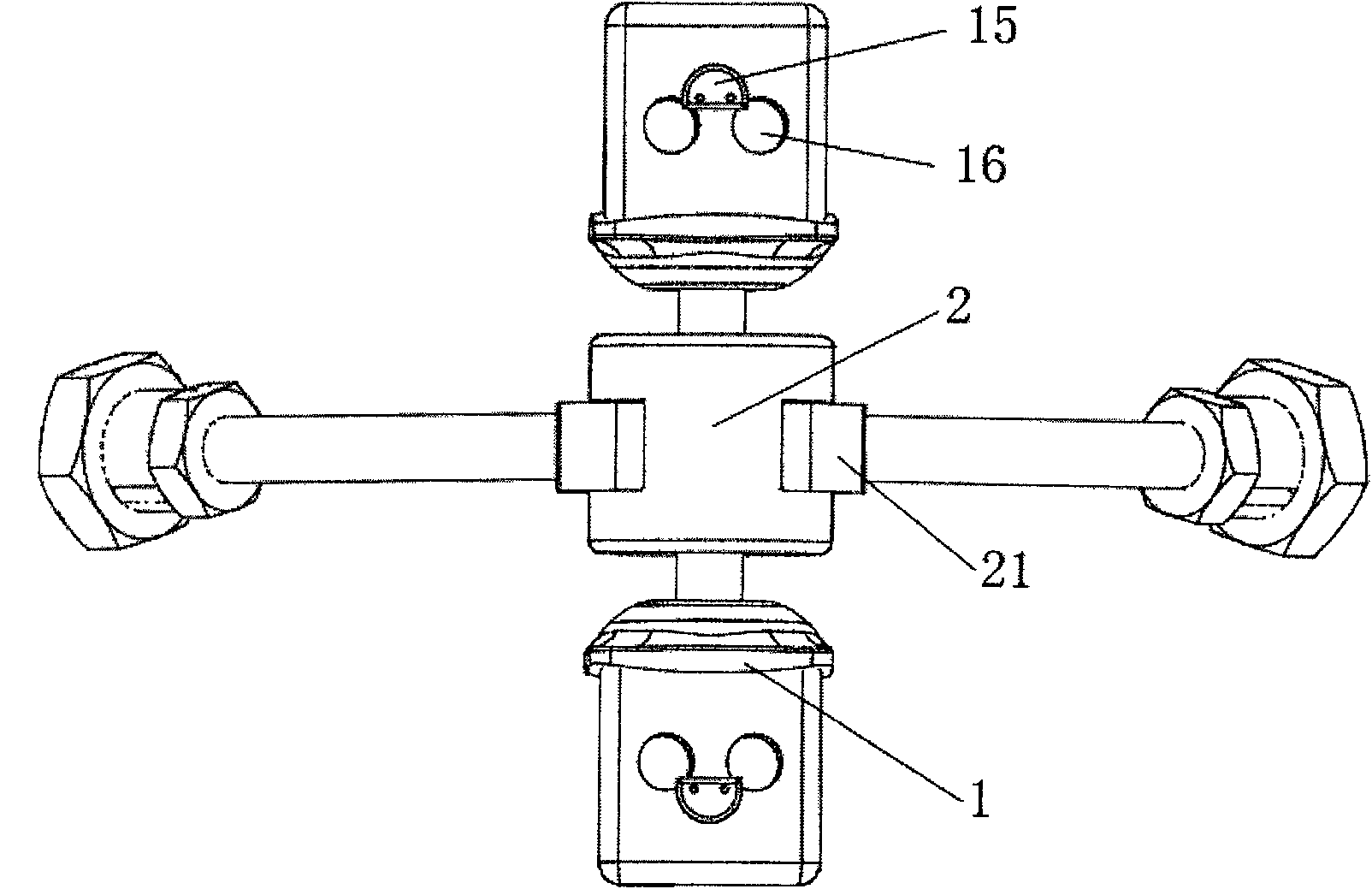 Anterior cervical vertebrae single corpus vertebrae Subtotal ablation physiological inner fixing device