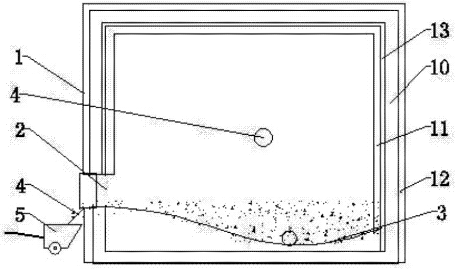 Smelting system for metal