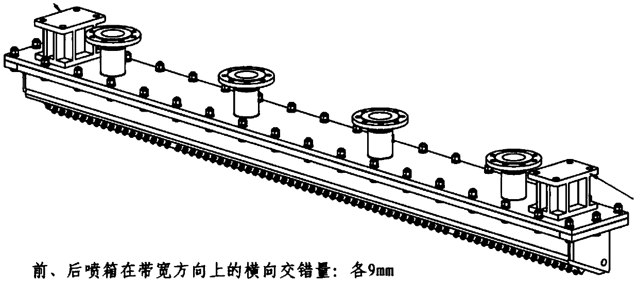 A method for shape control of steel plate on-line solid solution treatment