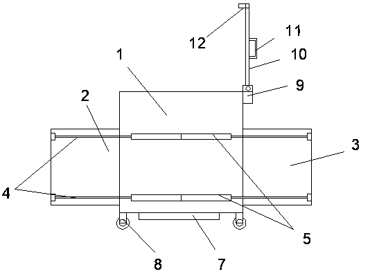 Plastic packaging box convenient to store