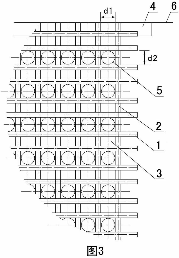 Heat exchange tube bundle positioning net for flue gas heat exchanger with fluorine plastic heat exchange tubes