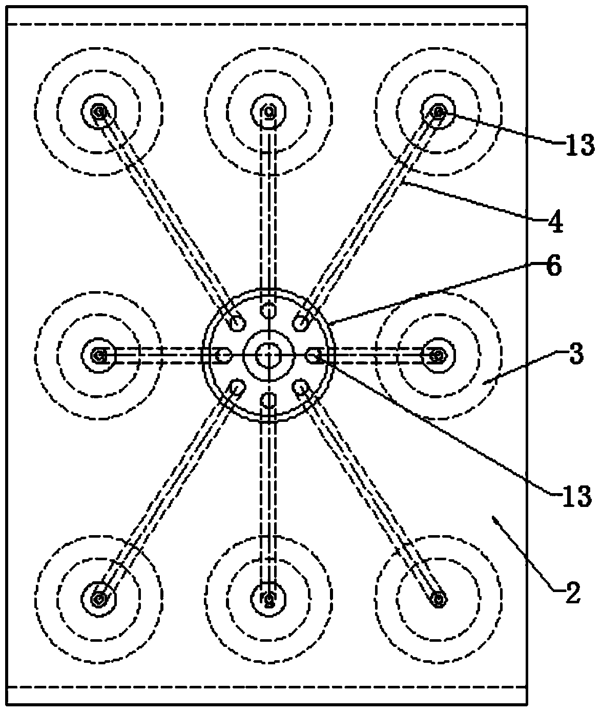 Multi-channel injection mold