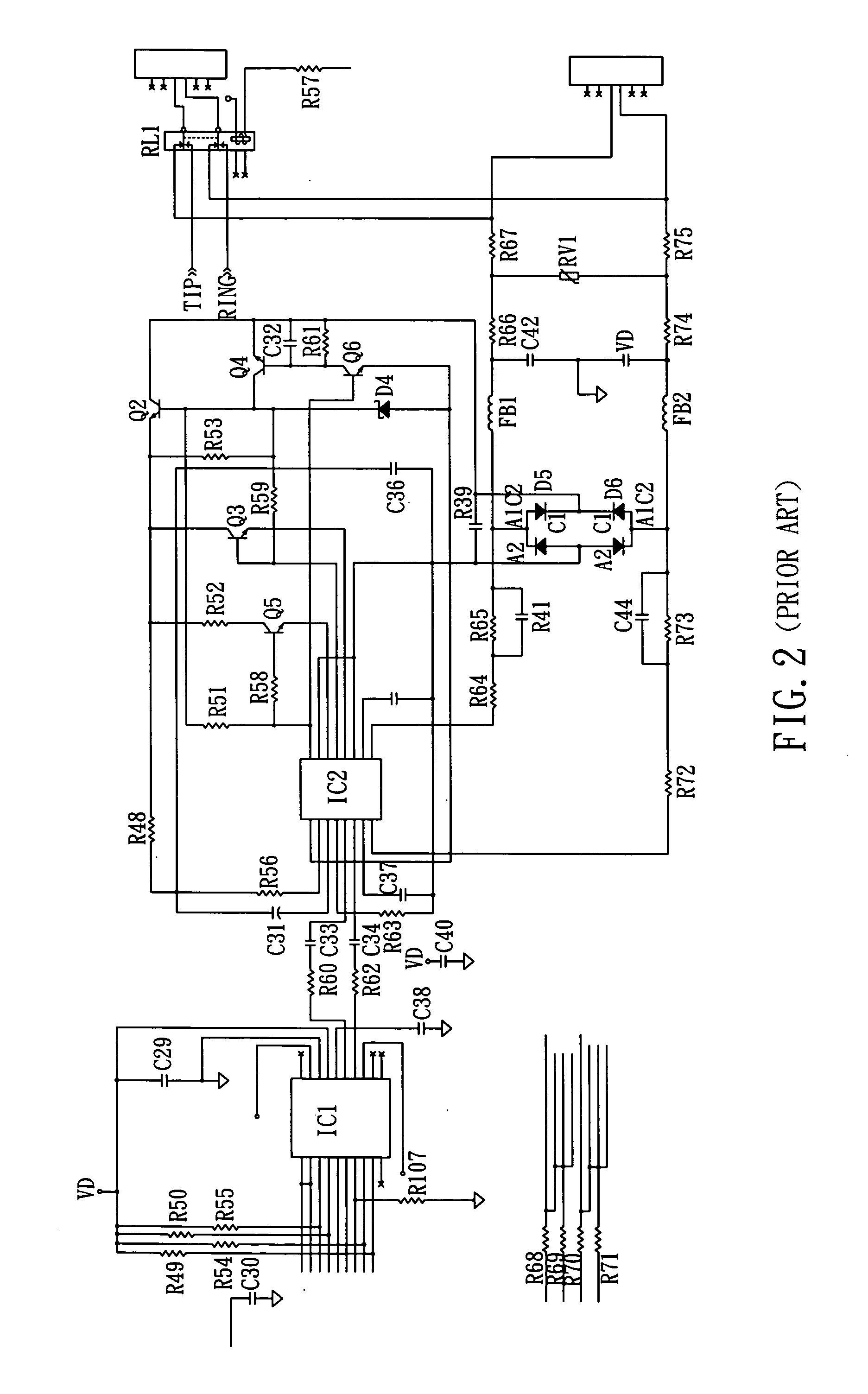 Internet telephony call box device implemented with a single SLIC module