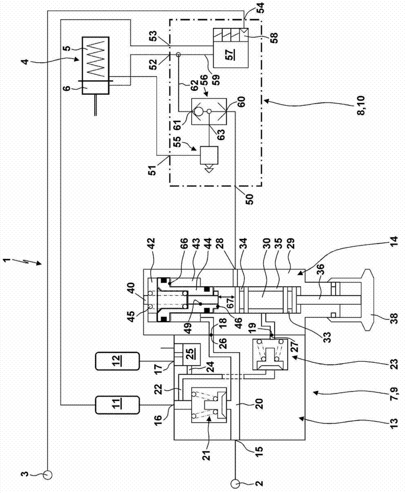 Valve assembly for a trailer braking assembly