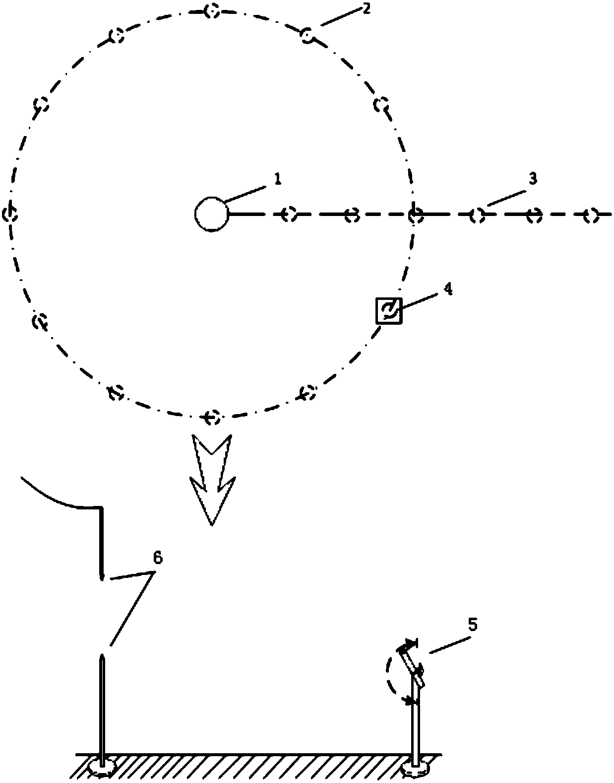 Method for calibrating long-gap discharge sound source transient response amplitude of thunder monitoring sensor