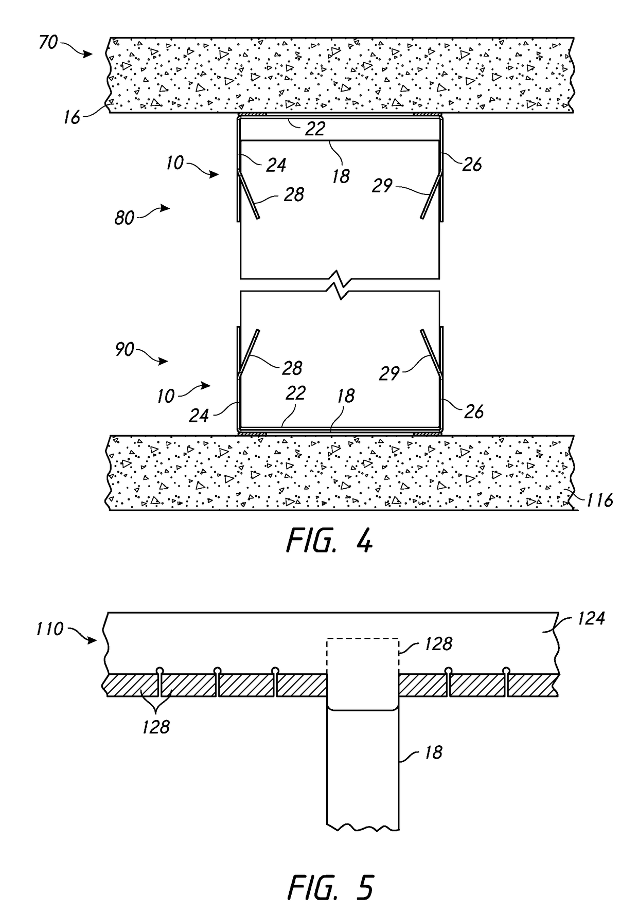 Header track with stud retention feature