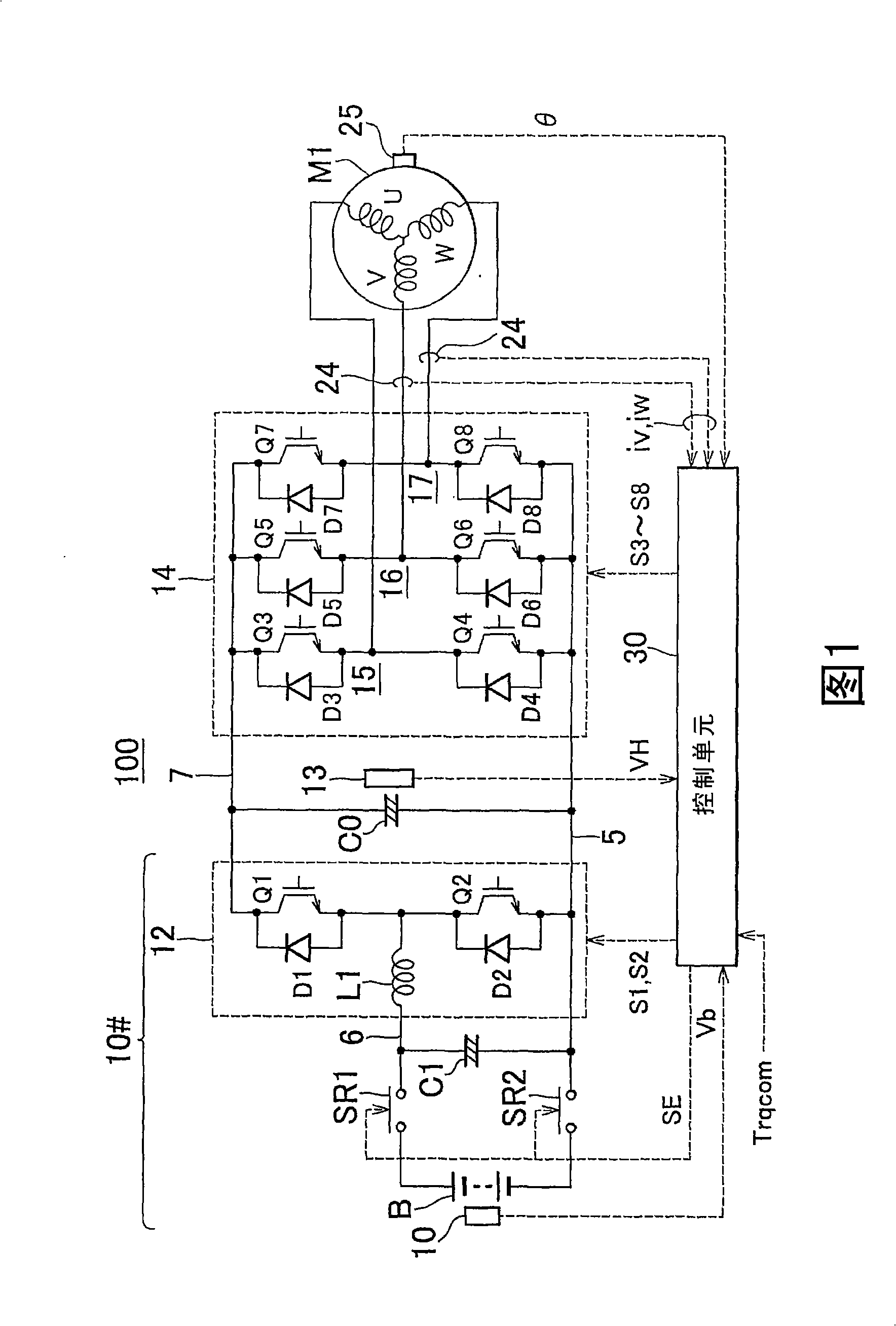 Control apparatus and method for motor drive system