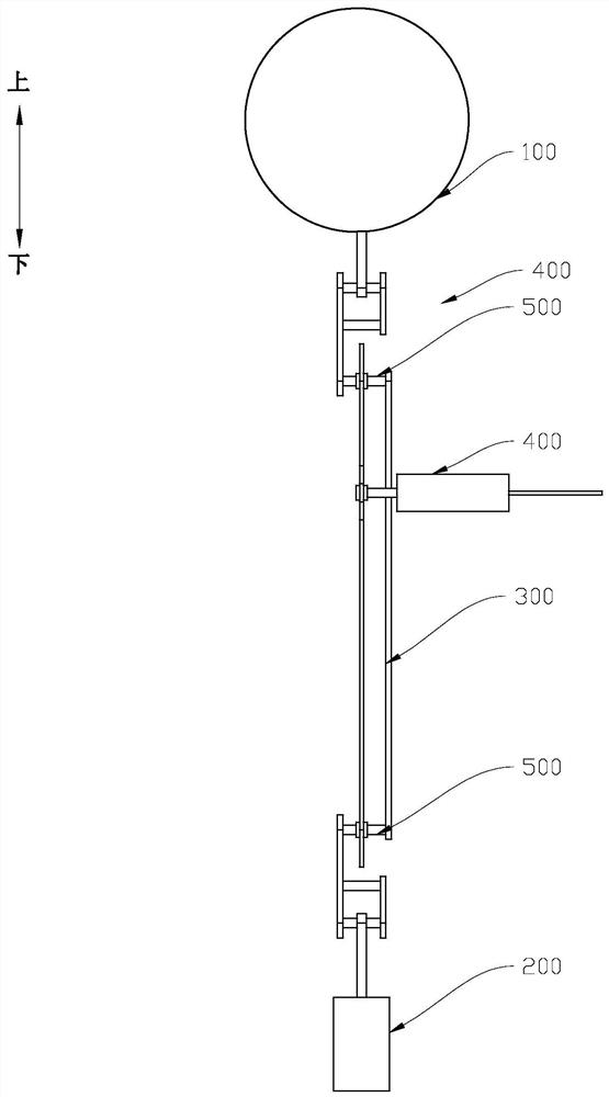 Underwater profile measuring equipment utilizing wave energy