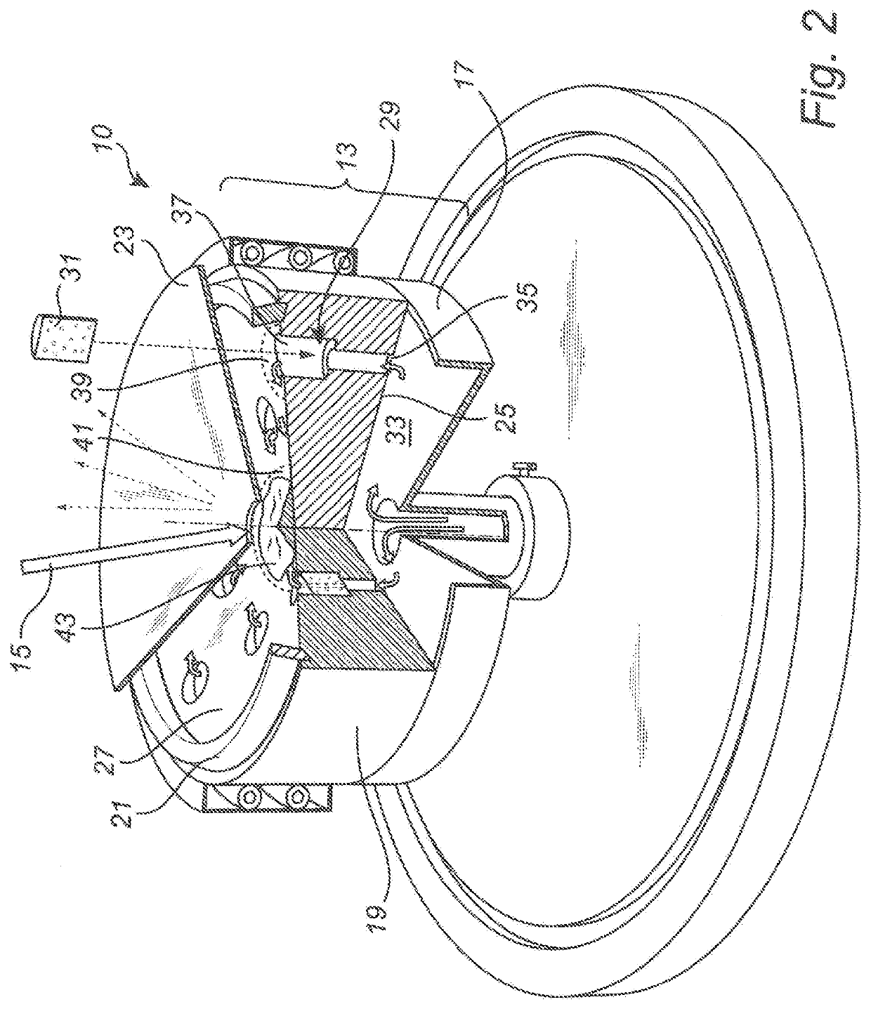 Apparatus for generating muons with intended use in a fusion reactor