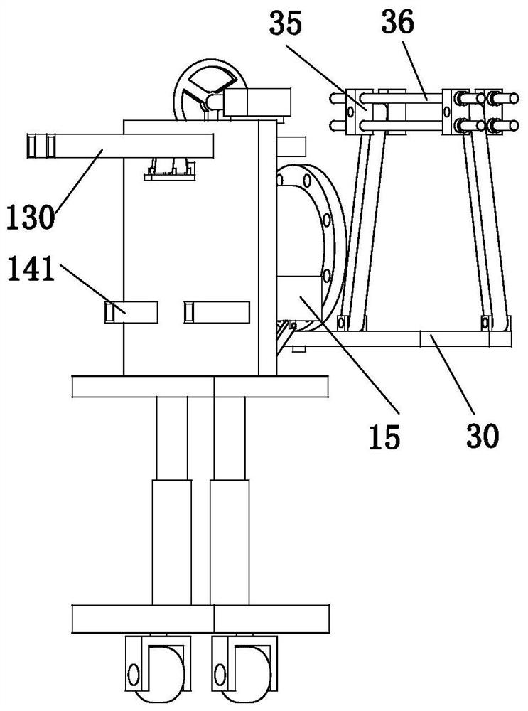 Turbine flange butterfly valve