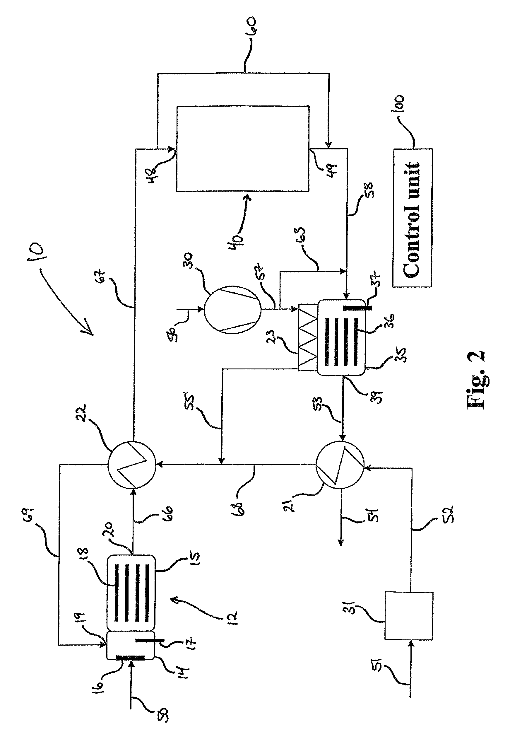 Hydrogen system and method for starting up a hydrogen system