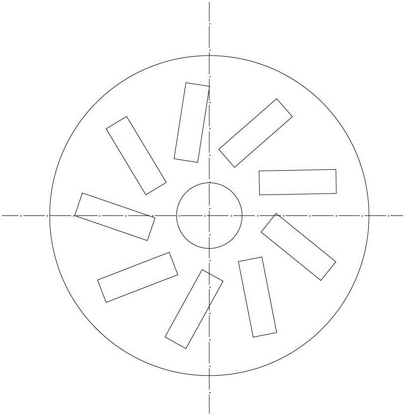 Upper disc eccentric compression type cylindrical machining device of cylindrical parts