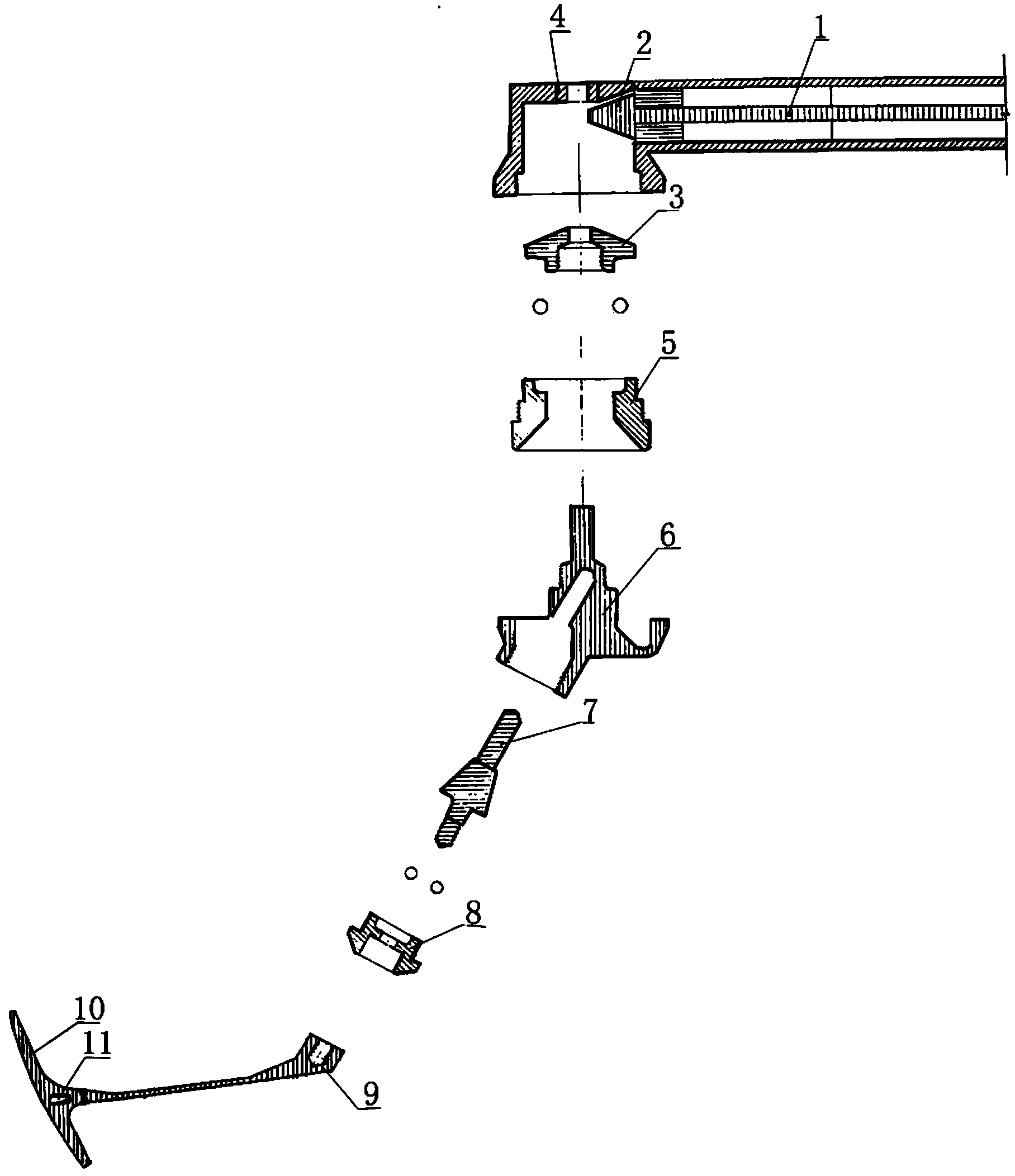 Chinese food stir-frying cookware device and automatic stir-frying technique thereof