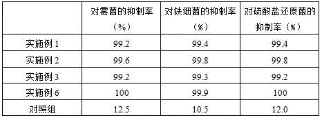 Application of scale inhibitor with good antibacterial effect in salt discharge underground pipe