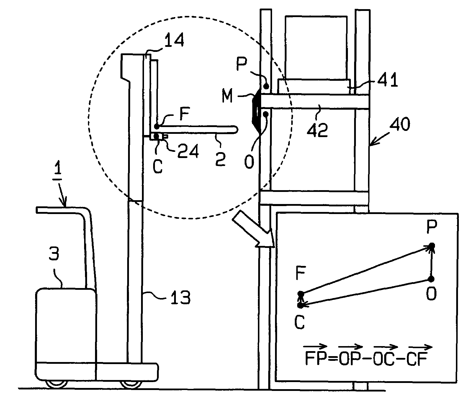 Industrial vehicle equipped with load handling operation control apparatus