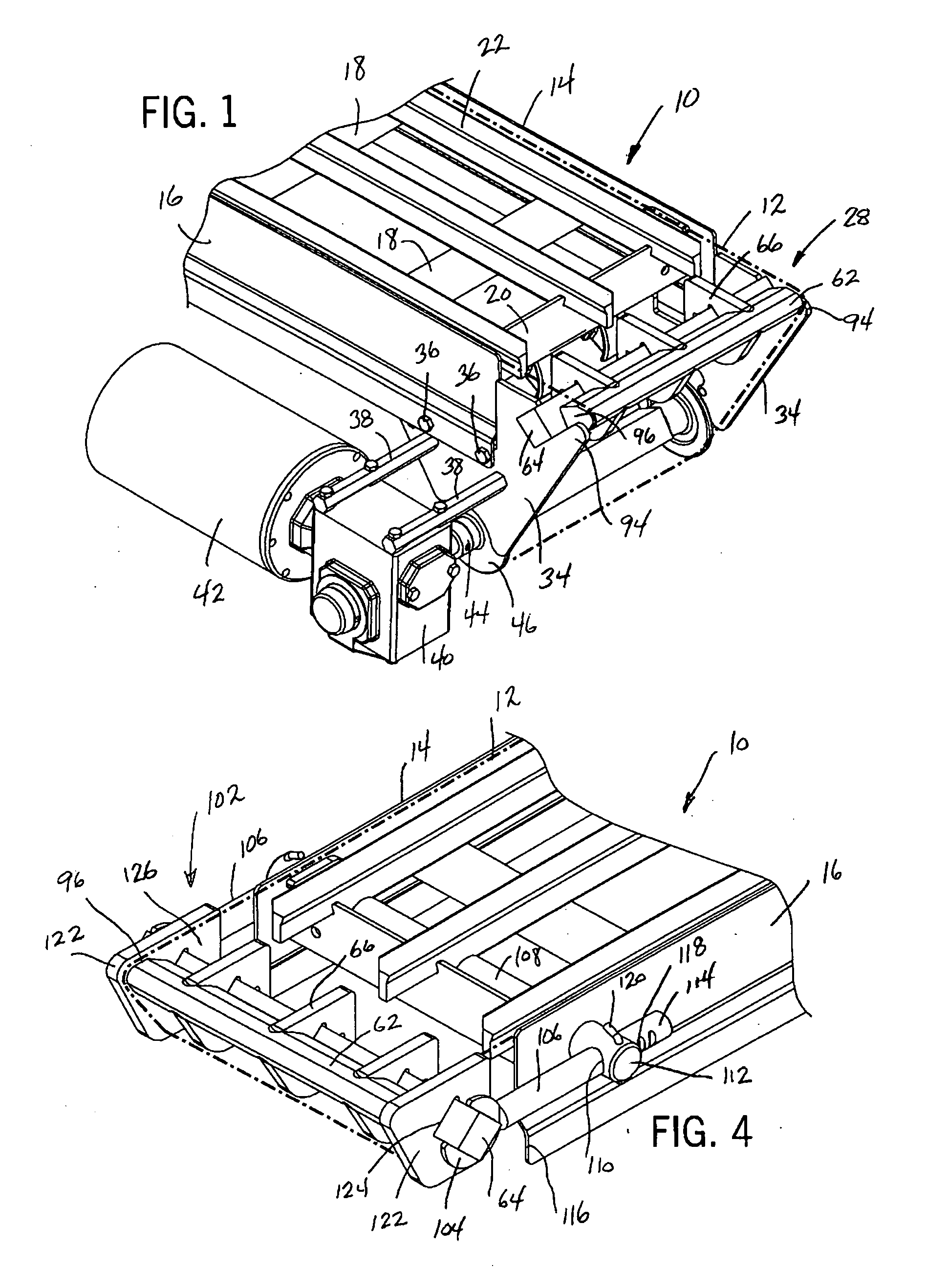 Sanitary conveyor transfer tail assembly