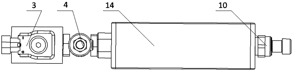 A hydrogen supply and hydrogen return pressure-stabilizing device of a fuel cell automobile power system