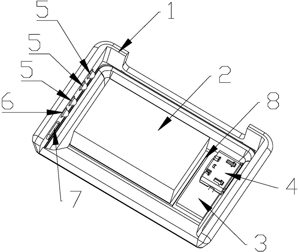 Charging base used for charging watch without the need of taking off watch