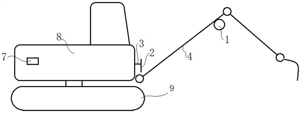 Excavator working surface reconstruction system and method based on 2D laser radar