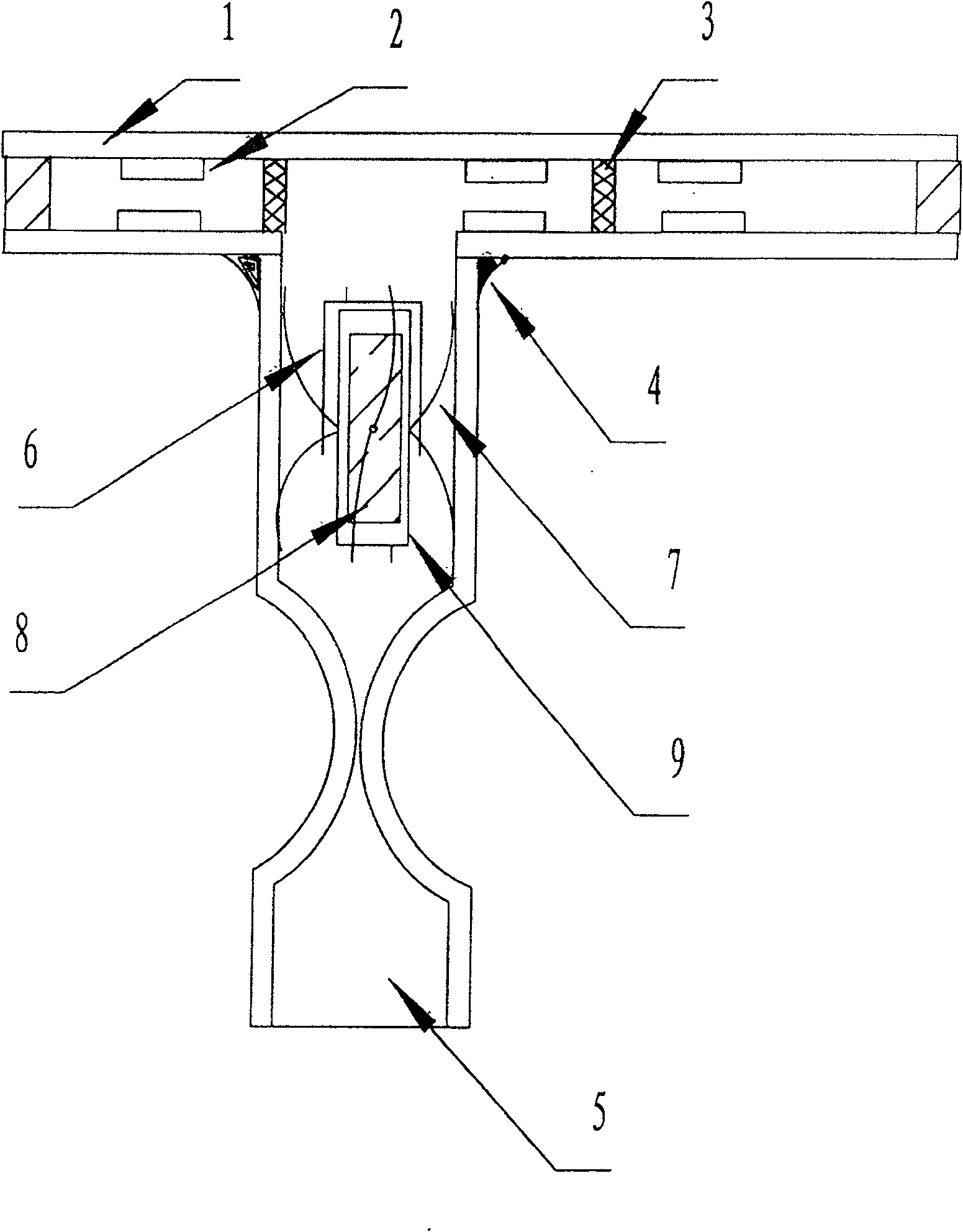 Degassing method of electric vacuum display device of plate glass