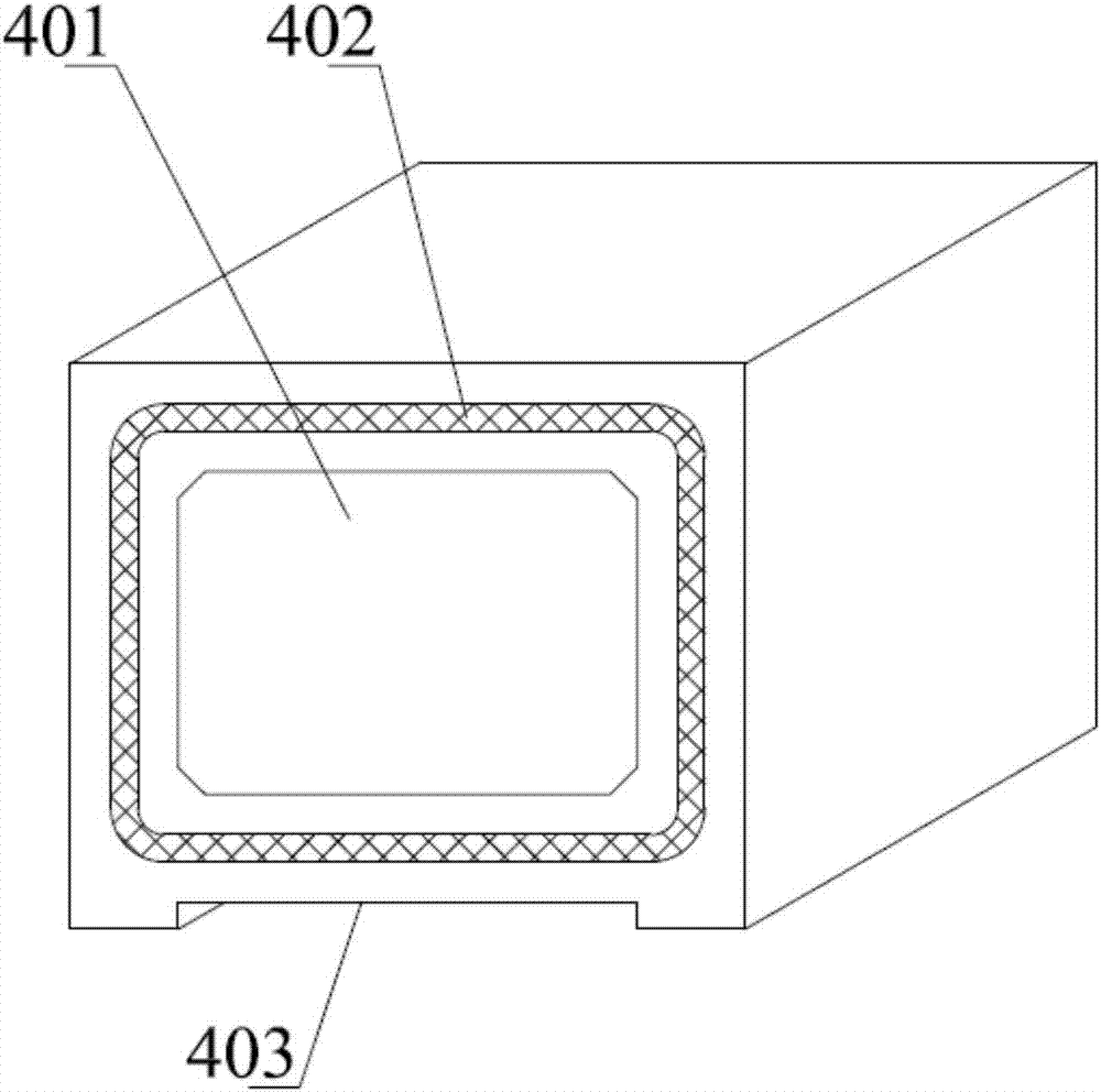 Box culvert type large-scale sea water intake structure, construction structure and construction method