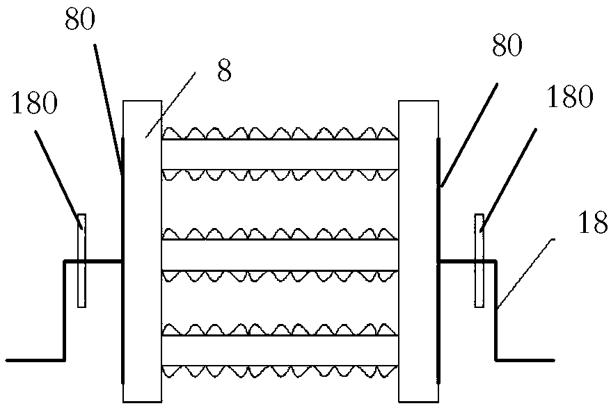 Condensed water discharge performance testing experiment table for micro-channel evaporator