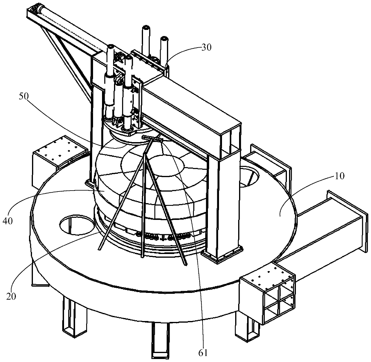 Laser scanning measurement device and method for tool cutting test platform