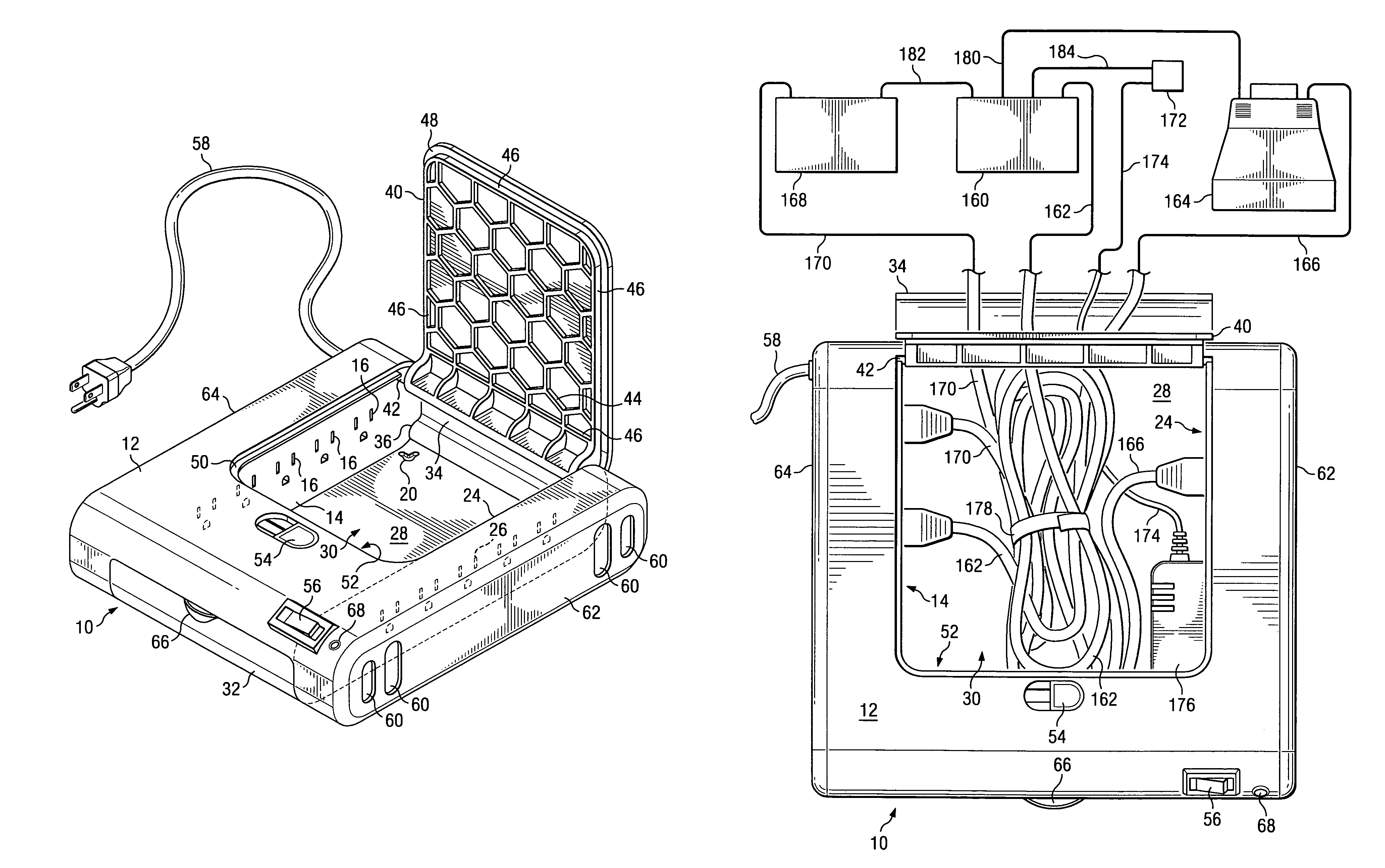 Apparatus for connecting and organizing cords and cables