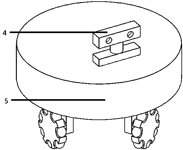 Gesture control mobile robot remote operation system with auxiliary obstacle avoidance function