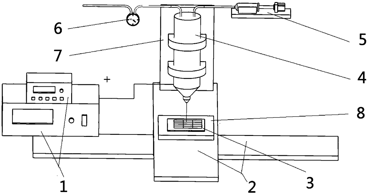 A method for manufacturing an electromagnetic shielding optical window by using electric field driven jet 3D printing