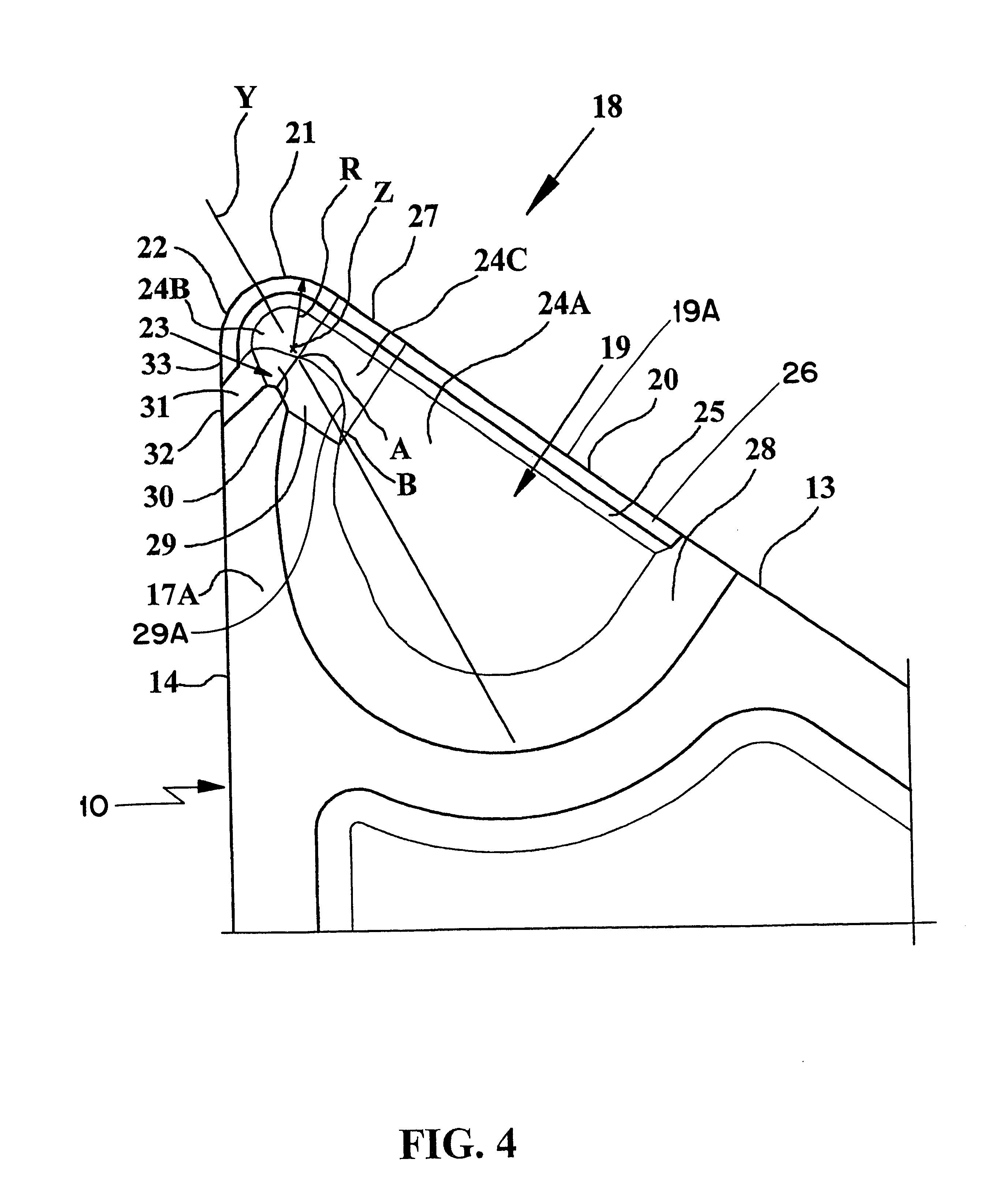 Cutting insert having a chip former