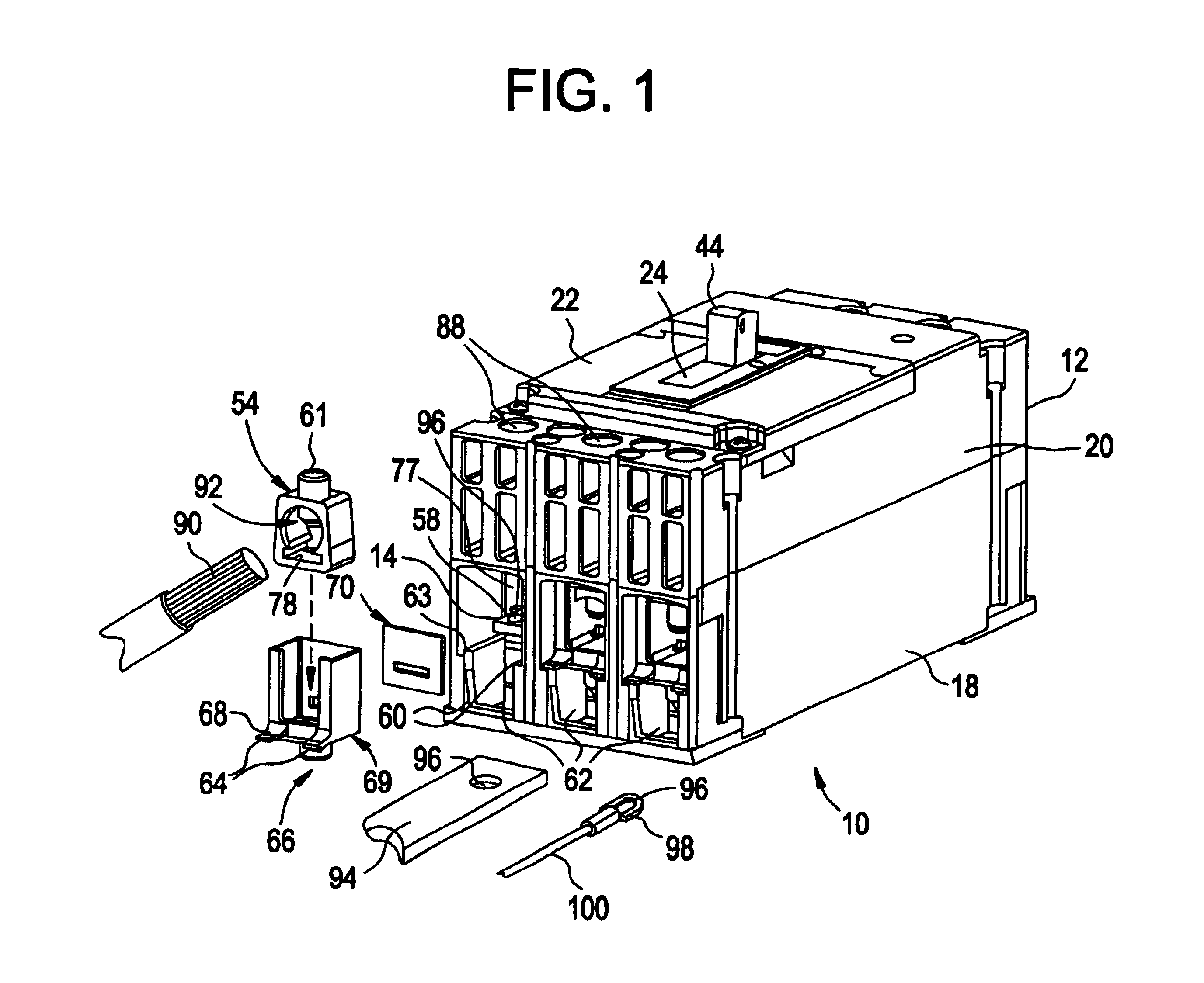 Circuit breaker lug cover and gasket