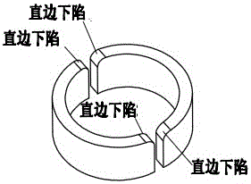 Fire stopping collar core material forming die