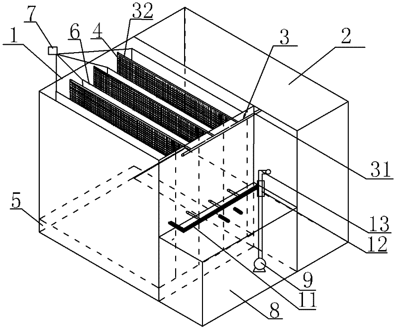 Device and method for treating difficultly degraded organic waste water by plasma technology