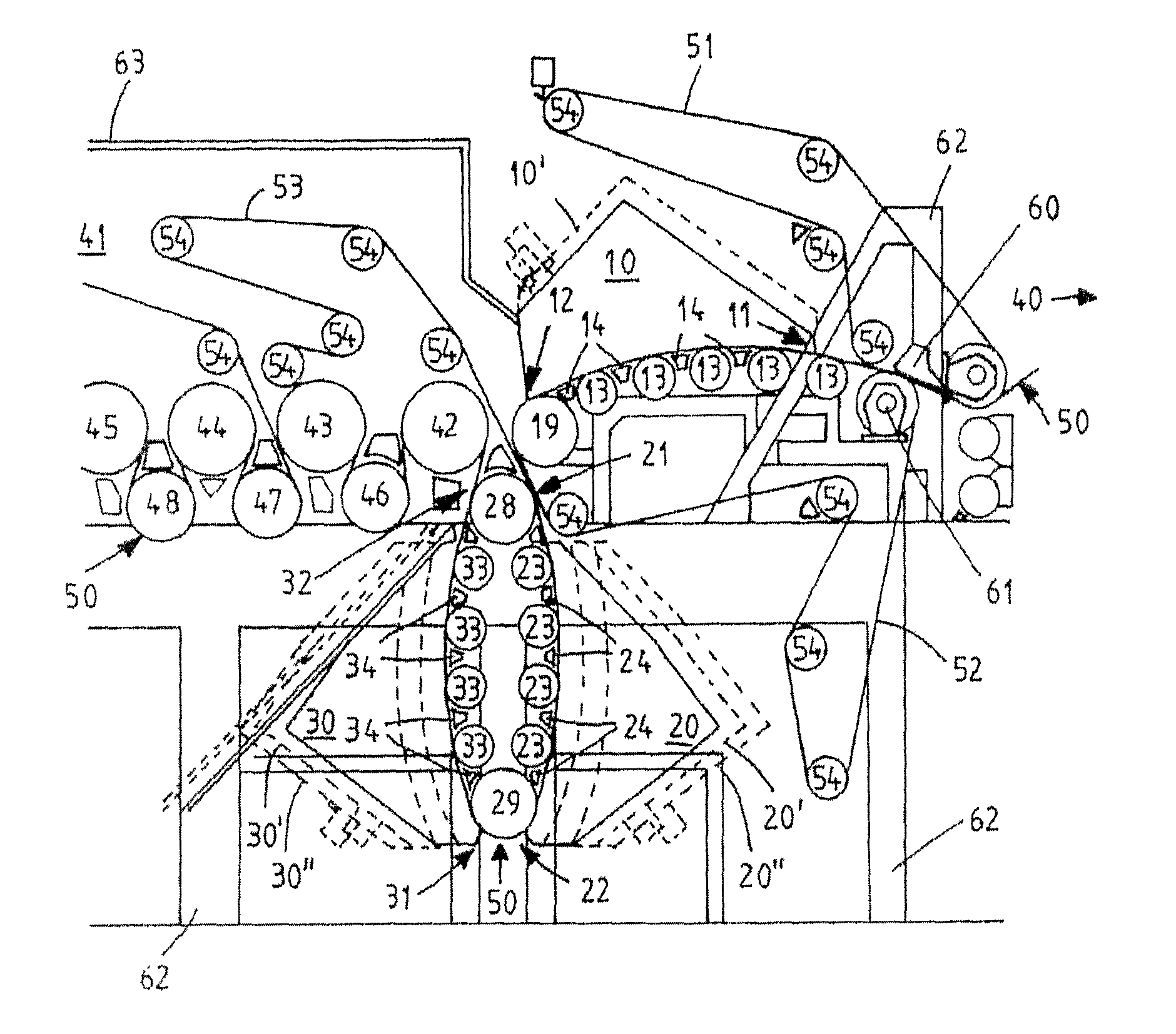 Method for Reducing Runnability Problems Caused By Gas Flows in an Impingement Dryer for a Fibre Web and an Impingement Dryer