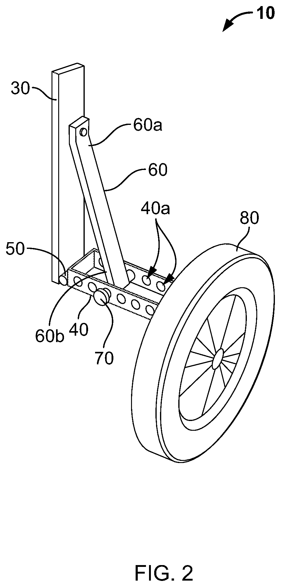 Support wheel adjustment mechanism for a bicycle