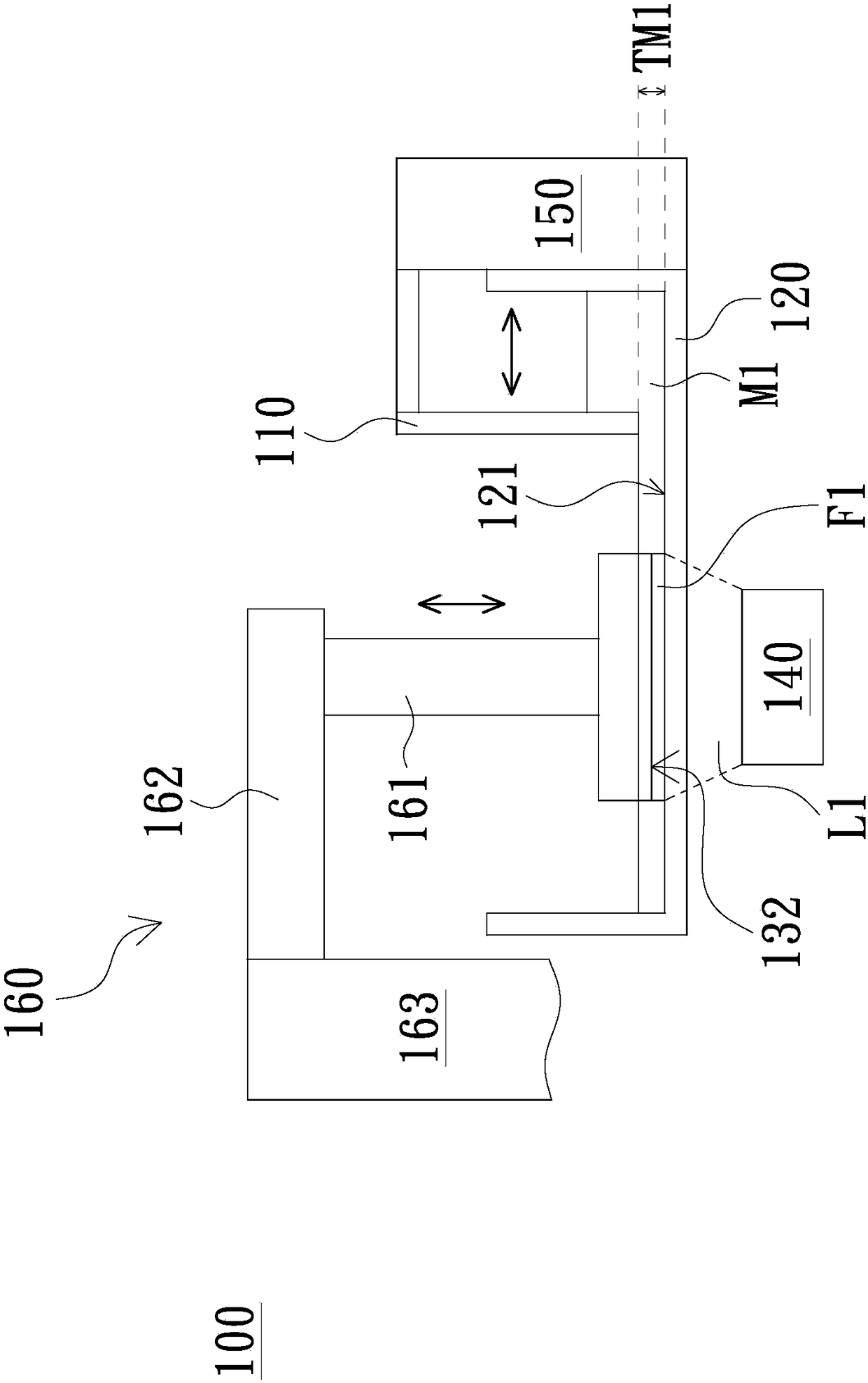 Three-dimensional line printing device