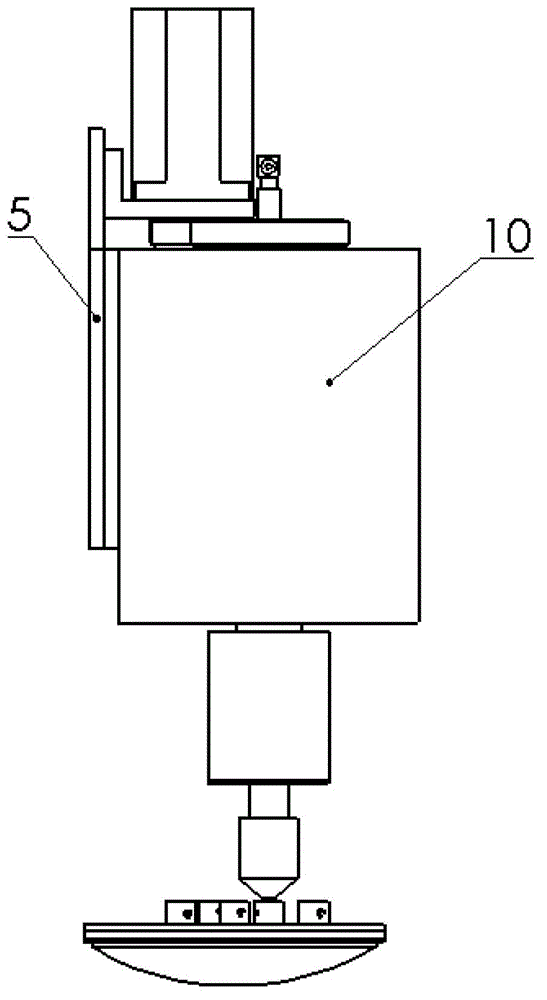 An eccentric self-rotating air pressure force large-diameter conformal polishing device